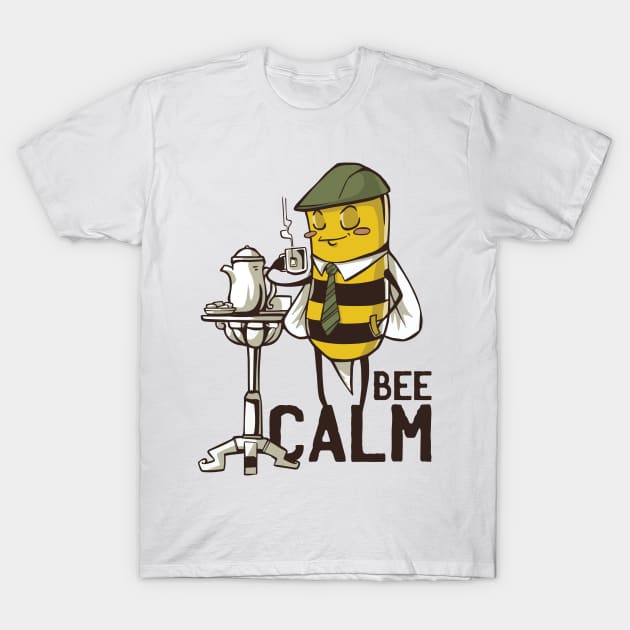 Bee Calm T-Shirt by madeinchorley